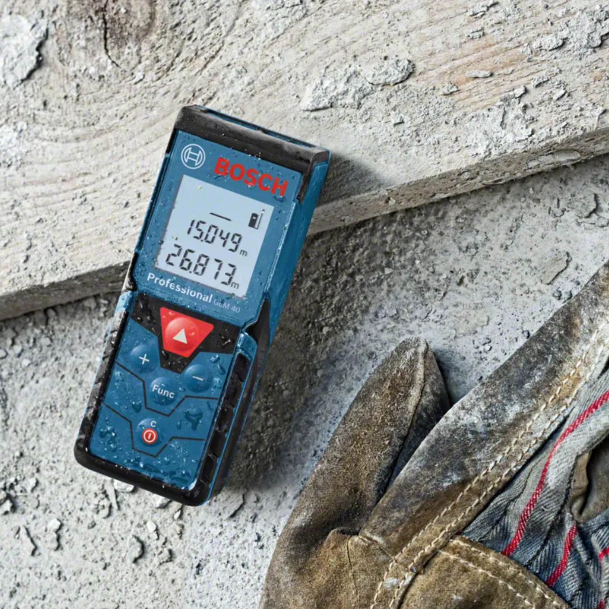 Medidor laser distancias glm40, marca Bosch - Foto 2