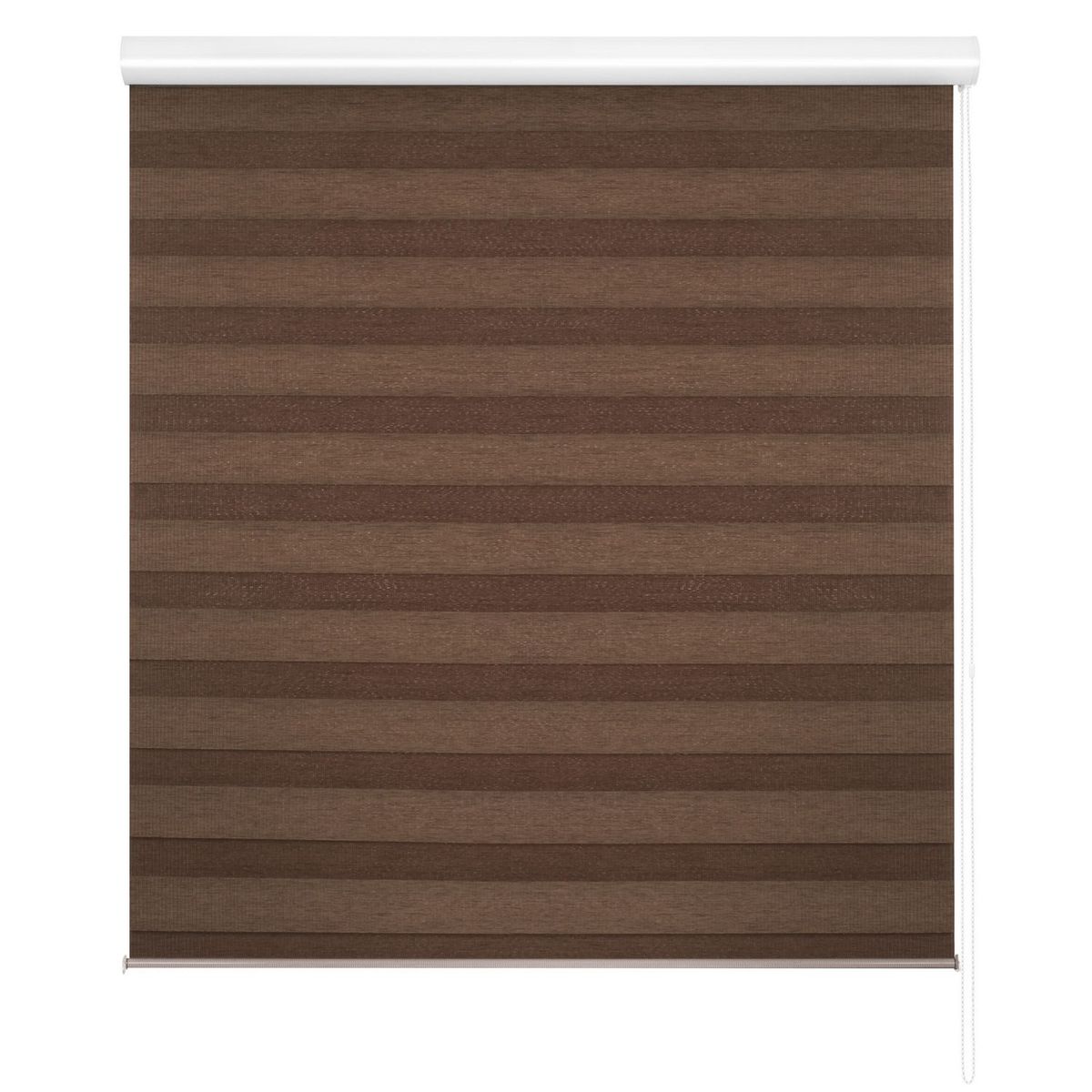 Persiana Enrollable Dúo Wood Café 140 x 165 cm, marca Just Home Collection - Foto 2