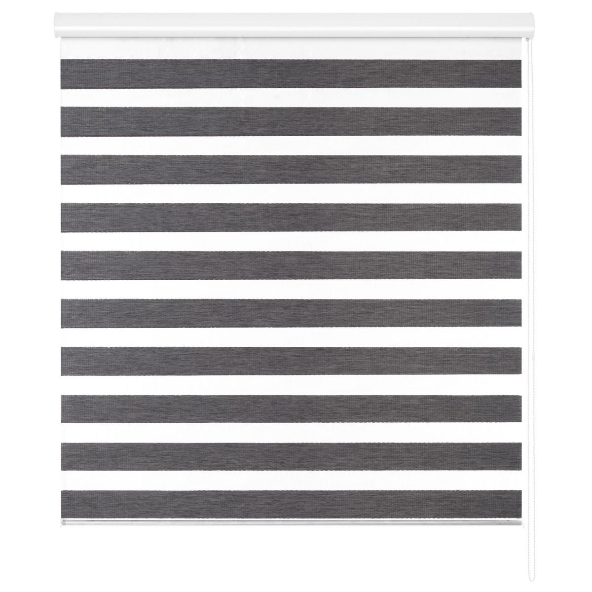 Just Home Collection - Persiana Enrollable Dúo Wood Gris 120 x 250 cm