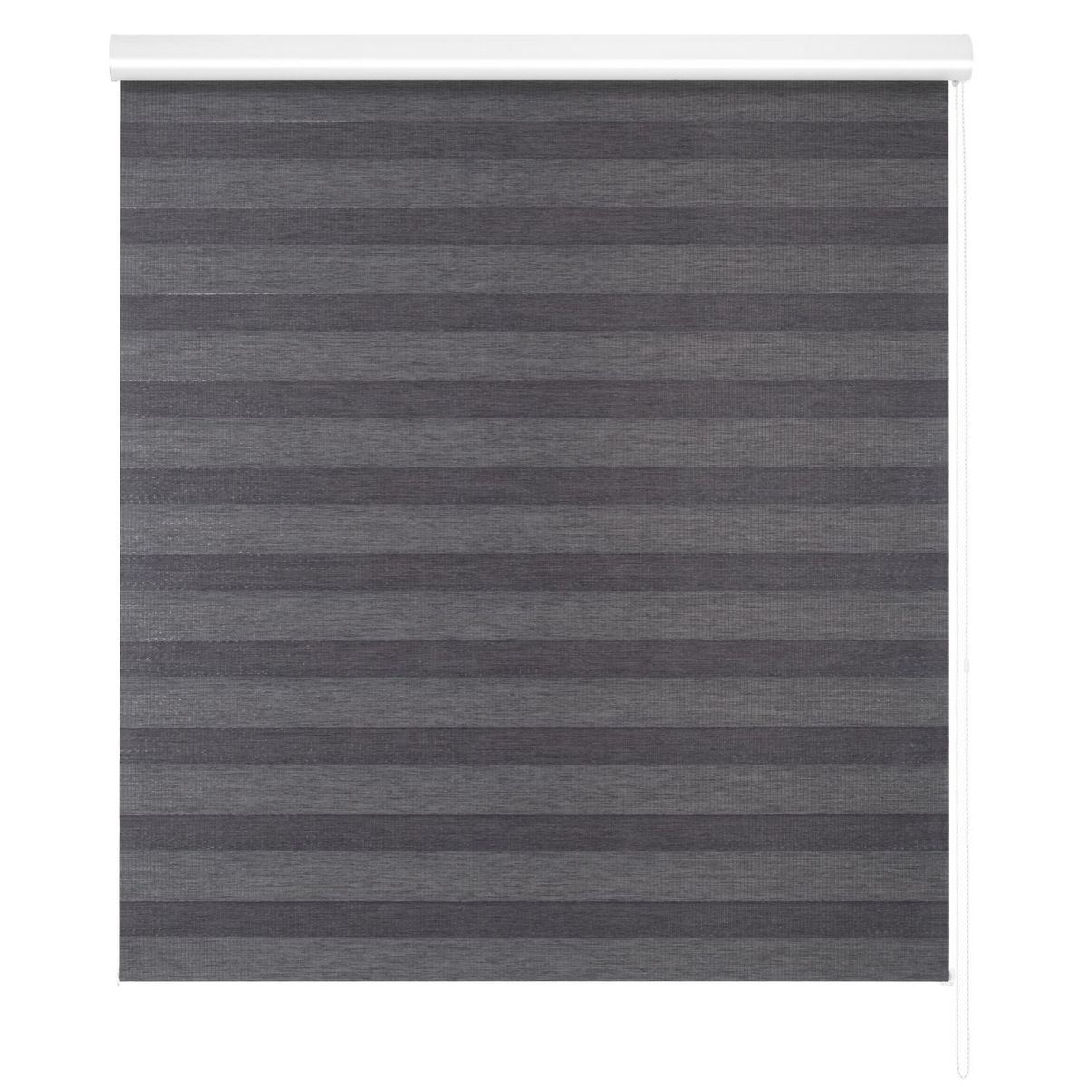 Just Home Collection - Persiana Enrollable Dúo Wood Gris 120 x 250 cm