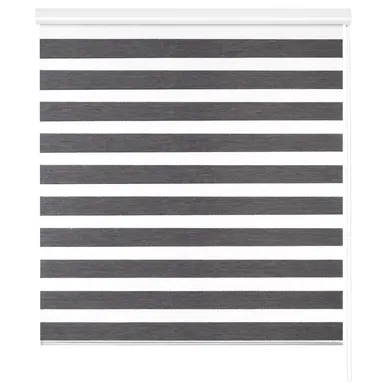 Persiana Enrollable D�o Wood Gris 160 x 165 cm