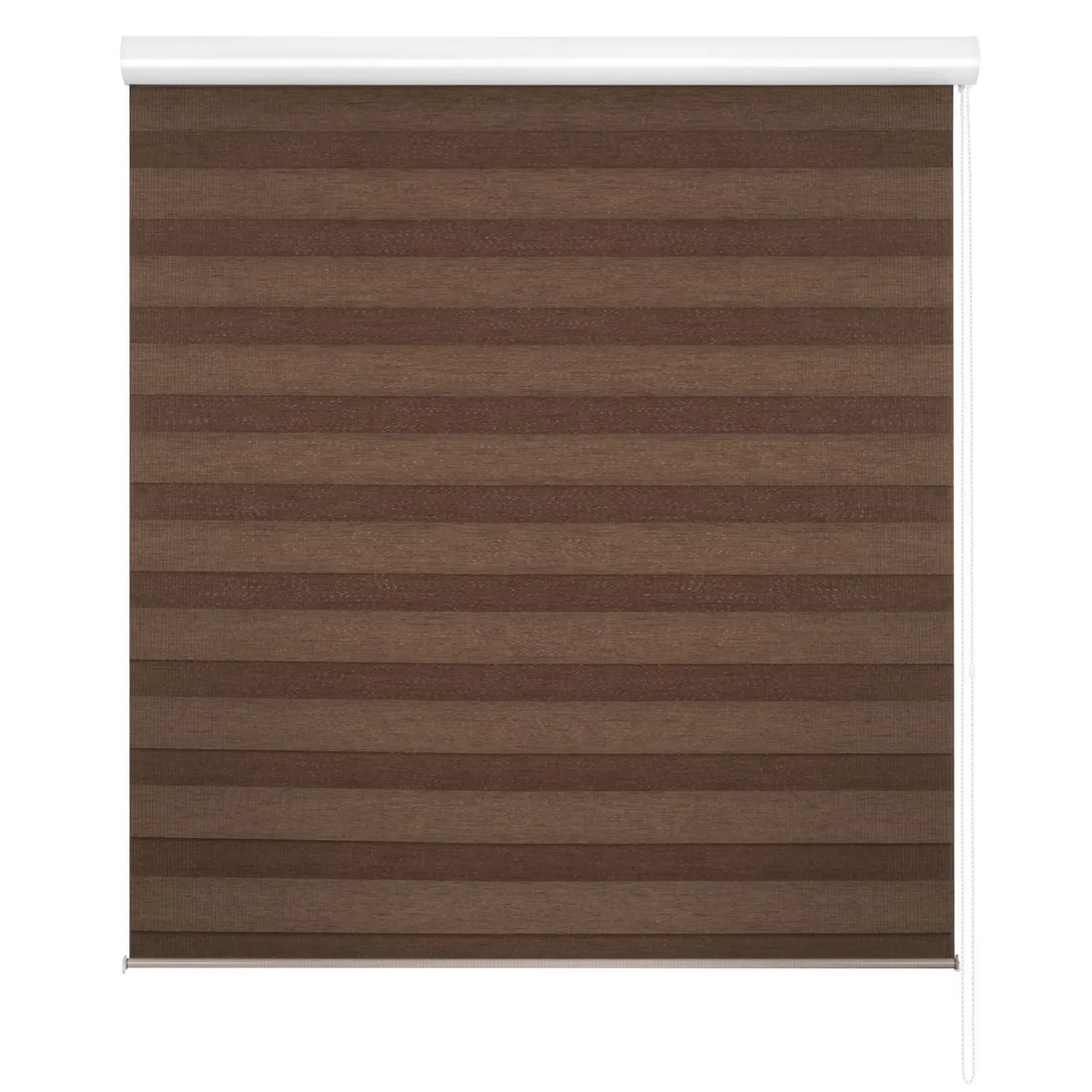 Persiana Enrollable Dúo Wood Café 120 x 250 cm, marca Just Home Collection - Foto 2