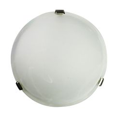 Plafón Duan 2 luces Cristal Marmoleado