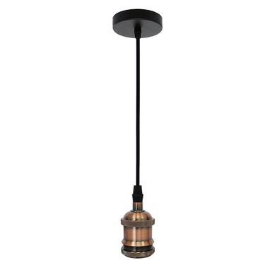 Socket decorativo bronce vintage