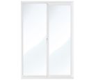 Ventana aluminio blanco 90 x 120 cm