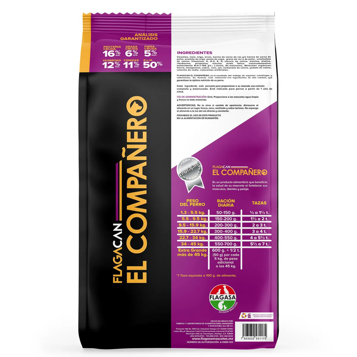 El Companero - Alimento para Perro todas las Razas 25 kg