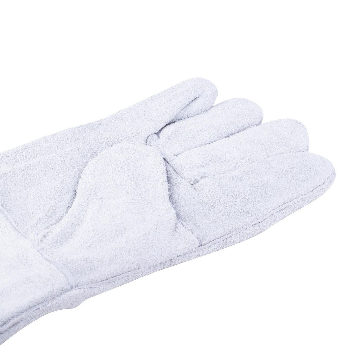 Guante para soldador gris c/ hilo de algodón, marca Derma Care - Foto 2