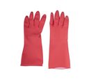 Guante de látex rojo talla 8