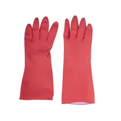 Guante de látex rojo talla 8