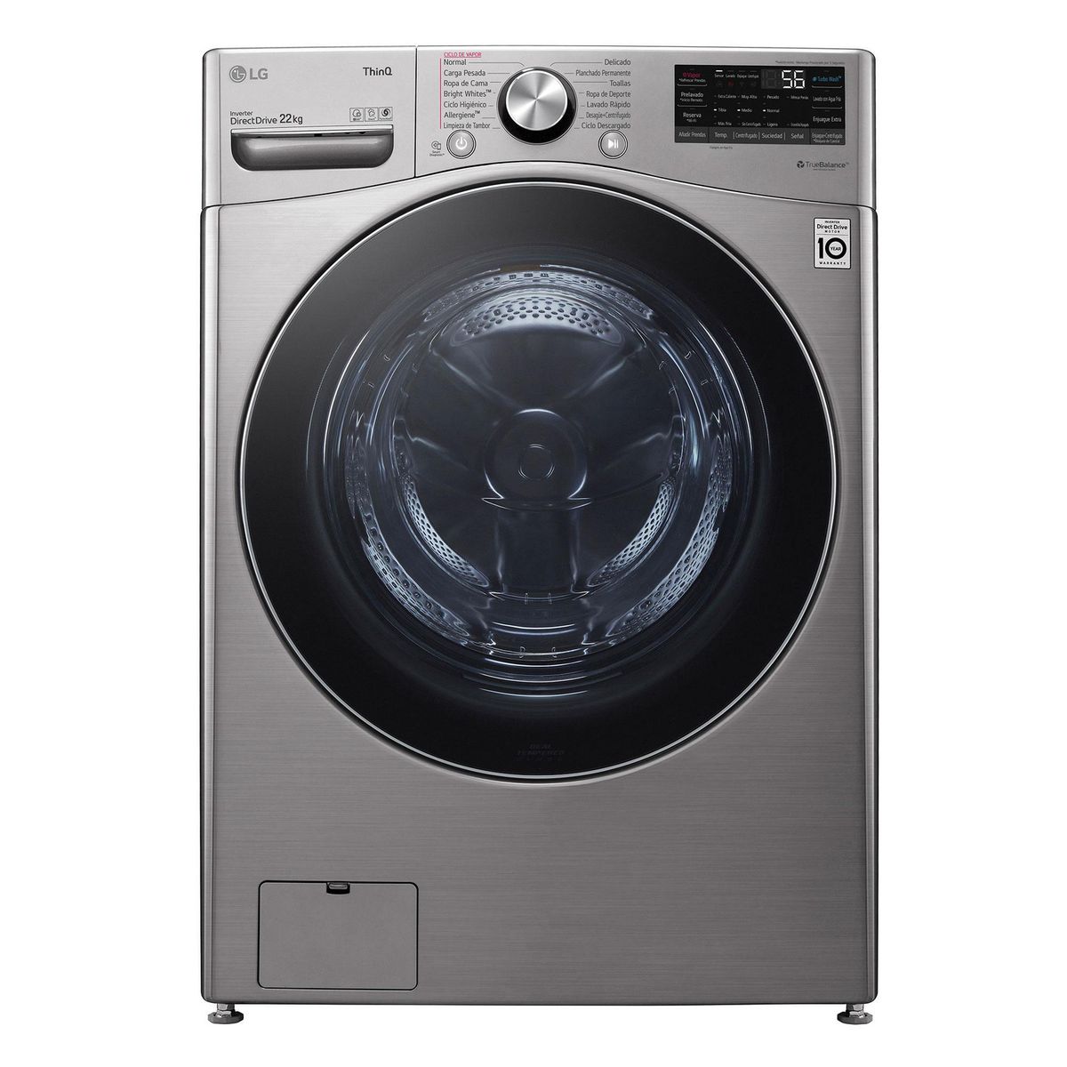 Lg - Lavadora Carga Frontal Sin Pedestal