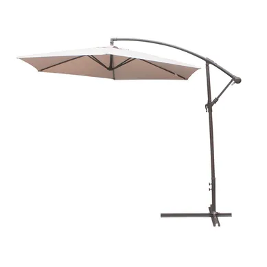 Sombrilla Lateral Aluminio Taupe 2.7 m