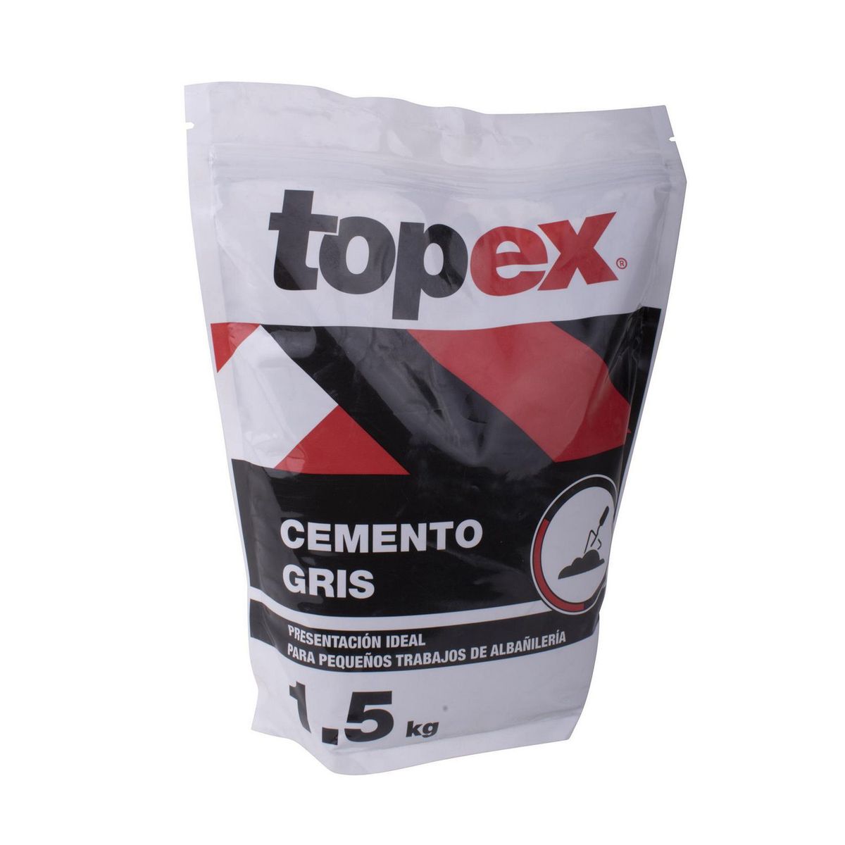 Topex - Cemento para reparaciones 1.5 kg gris