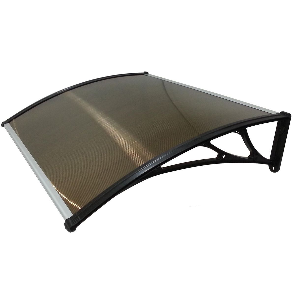 Hoggan - Alero Policarbonato café 125X70