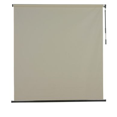 Toldo vertical enrollable resistente para exteriores de 200 x 300 cm Beige
