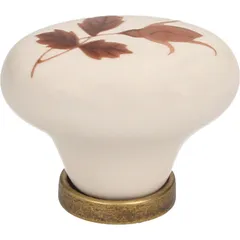 Perilla 30mm porcelana base flor