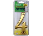 Numero de Laton 4" Prestige # 4
