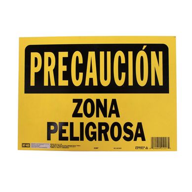 Senal Precaucion Zona Peligrosa