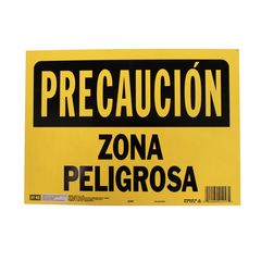Senal Precaucion Zona Peligrosa