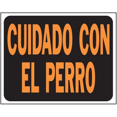 Senal Jumbo Cuidado con el Perro