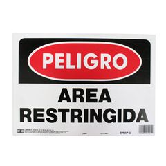 Senal Peligro Area Restringuida