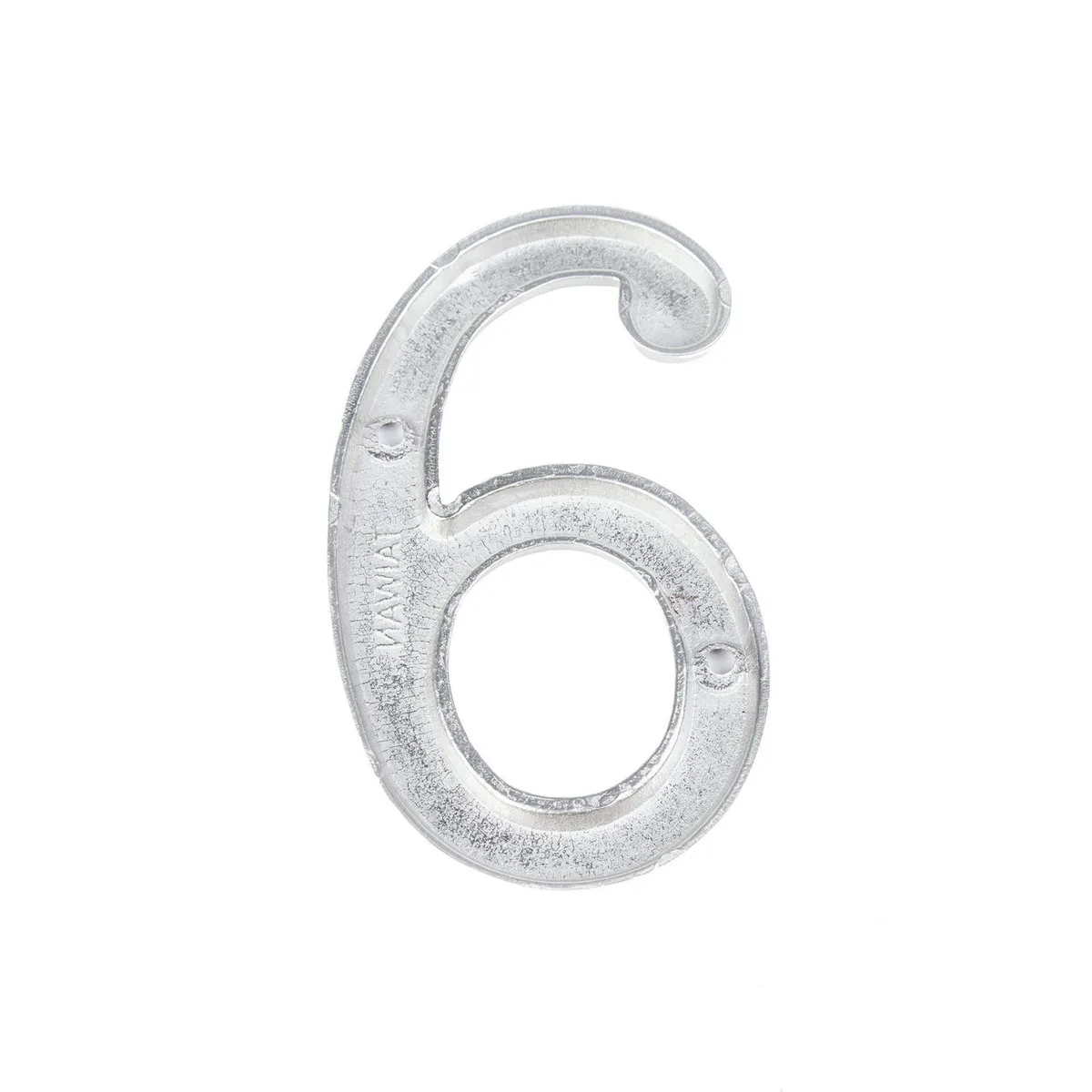 Numero Satinado 4" Prestige # 6, marca Hyko - Foto Principal