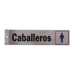 Senal Aluminio Caballeros