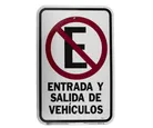 Senal Entrada y Salida de Vehiculos