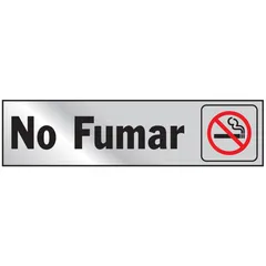 Senal Aluminio No Fumar