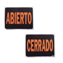 Senal Jumbo Abierto/Cerrado (Reversible)