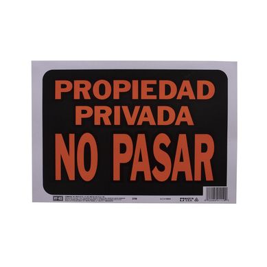 Senal Propiedad Privada no pasar