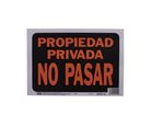 Senal Propiedad Privada no pasar