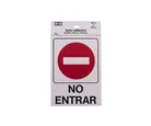 Senal No Entrar 13x18