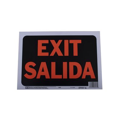 Senal Bilingue Exit/Salida