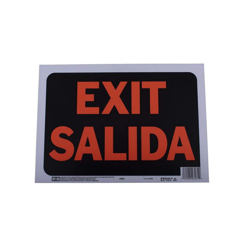 Hyko - Senal Bilingue Exit/Salida