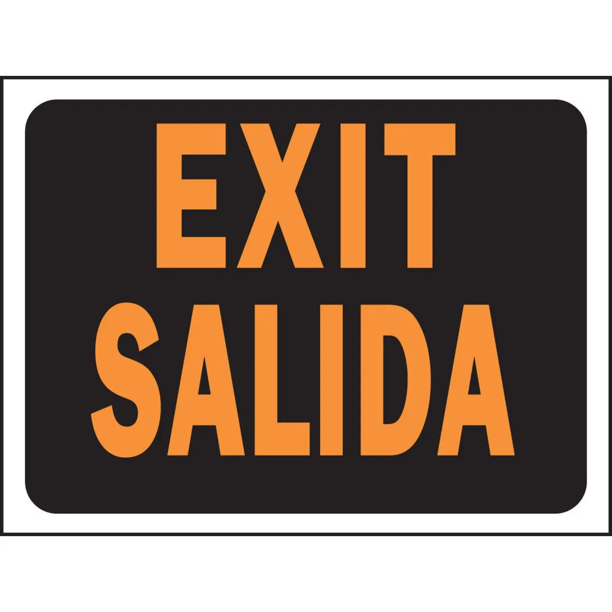 Senal Bilingue Exit/Salida, marca Hyko - Foto 2