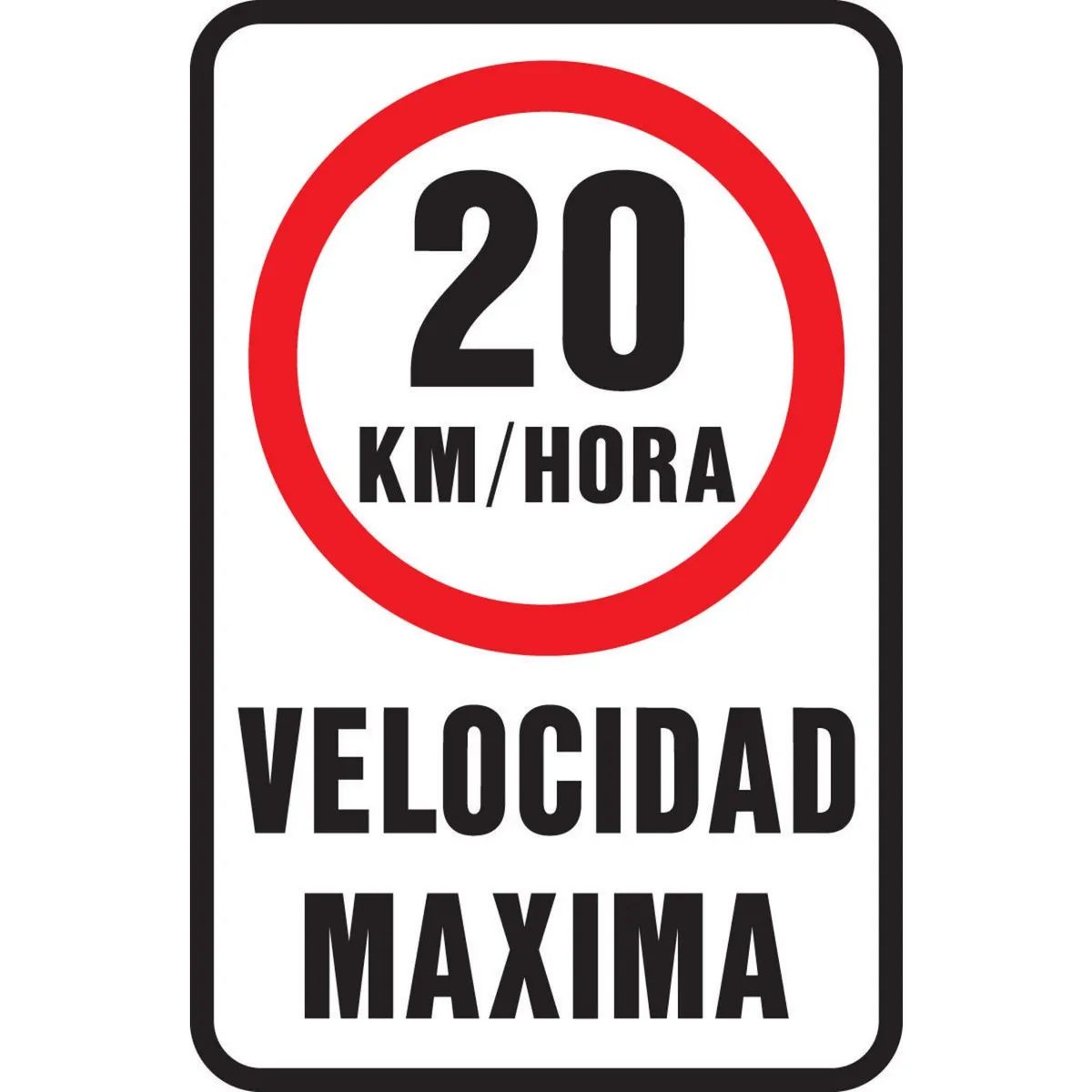Hyko - Senal Velocidad Maxima 20Km/Hr