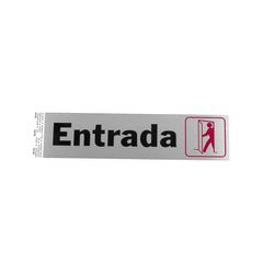 Senal Aluminio Entrada