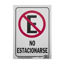 Senal No Estacionarse 23x30