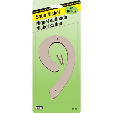 Numero Satinado de 4