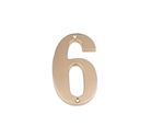 Numero de Laton Pulido 5" Prestige # 6