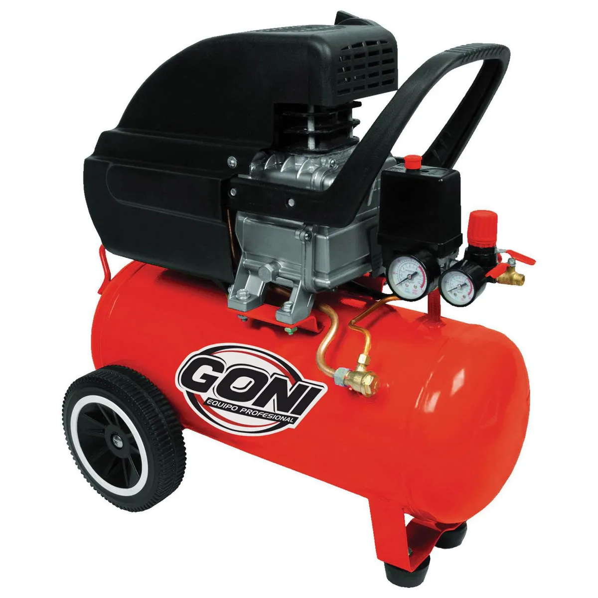 Goni - Compresor Lubricado de 3.5 HP 28 Litros