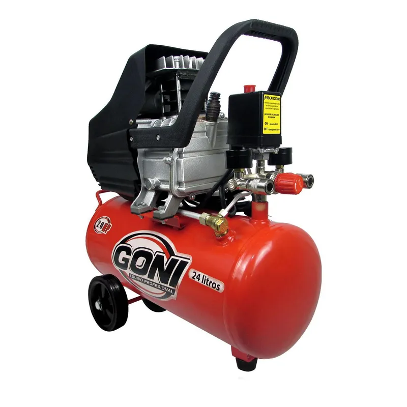 Goni - Compresor Lubricado 2HP y Tanque de 24 Litros Goni