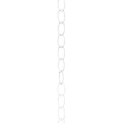 Cadena Decorativa - Ovalo Blanca - 3.0 mm x 1 ml