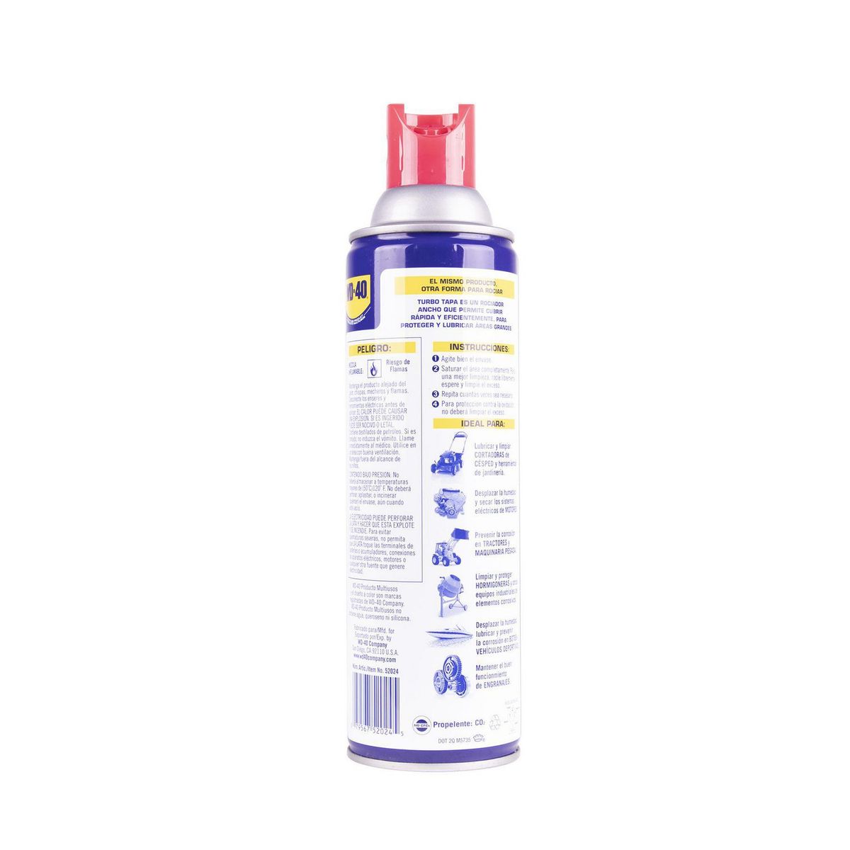 Aceite WD40 13.2Oz Con Turbo Tapa, marca Wd-40 - Foto 2