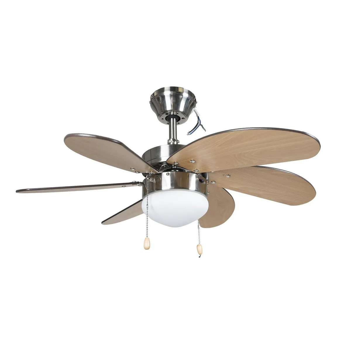 Hunter - Ventilador de Techo Sprint 6 Aspas y 1 Luz de 32" Café