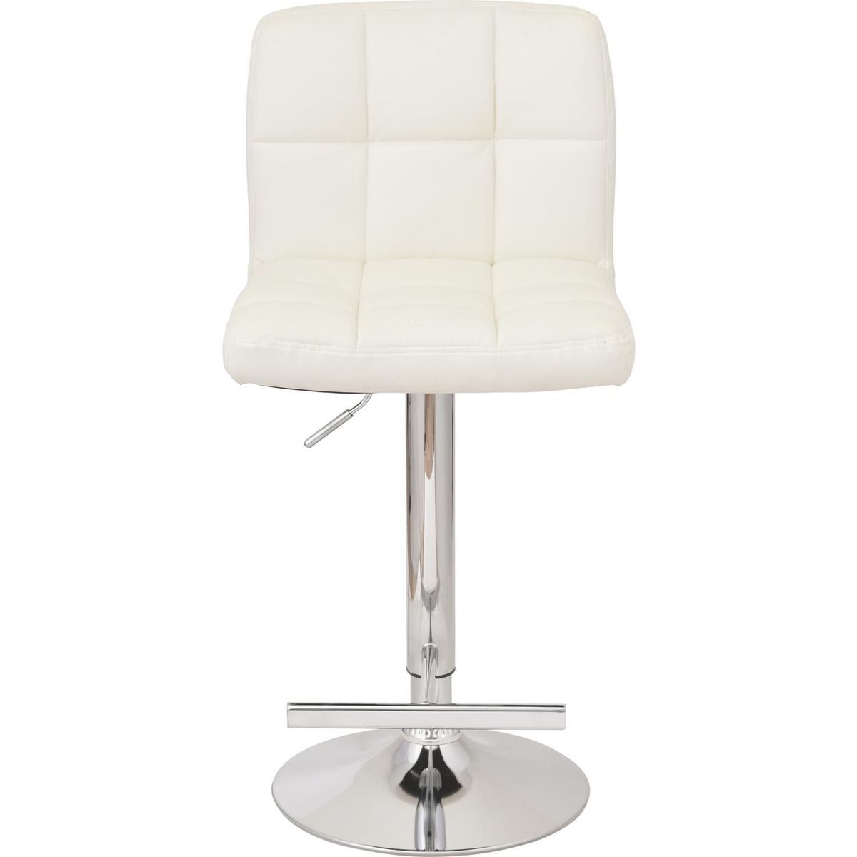 Banco bar alcolchonado blanco, marca Just Home Collection - Foto Principal