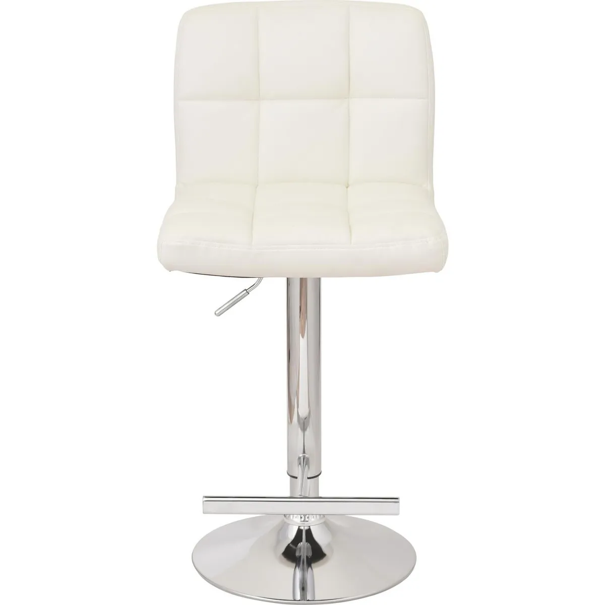 Banco bar alcolchonado blanco, marca Just Home Collection - Foto Principal