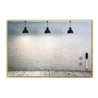 Pizarra magnetica pared beige