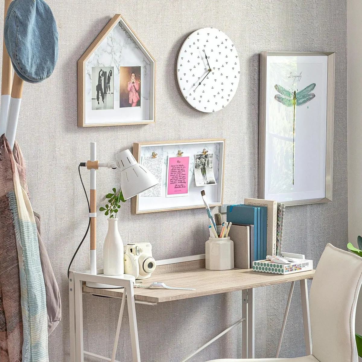 Just Home Collection - Marco para fotografía DIY de 10 x 15 cm Blanco