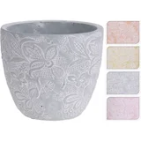Macetero de cemento 16x15 cm color surtido
